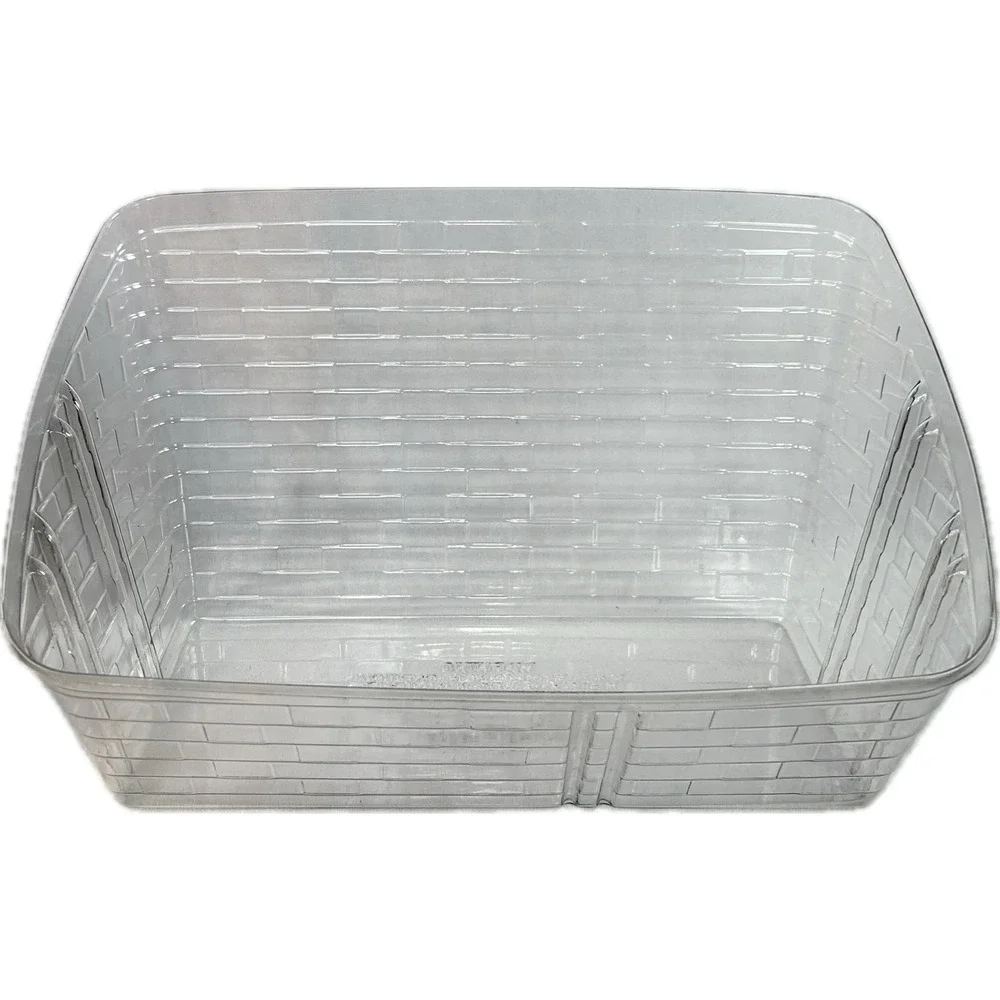 Longaberger 2007 LARGE DESKTOP Rich Brown Basket Wood Dividers Liner Protector - Picture 9 of 12